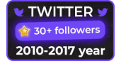 ⚡️Twitter OLD⚡️ AUTH_TOKEN 30+ 关注者